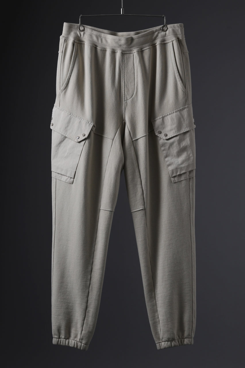 画像をギャラリービューアに読み込む, Ten c SWEAT PANTS / GARMENT DYED DIRECT FIXED DIAGONAL FLEECE + OJJ 11oz (BEIGE)