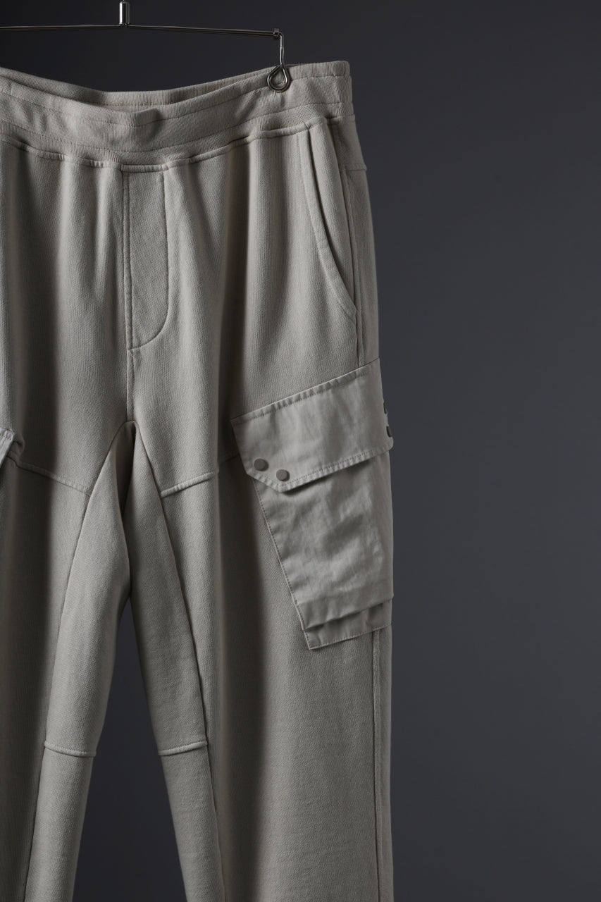 画像をギャラリービューアに読み込む, Ten c SWEAT PANTS / GARMENT DYED DIRECT FIXED DIAGONAL FLEECE + OJJ 11oz (BEIGE)