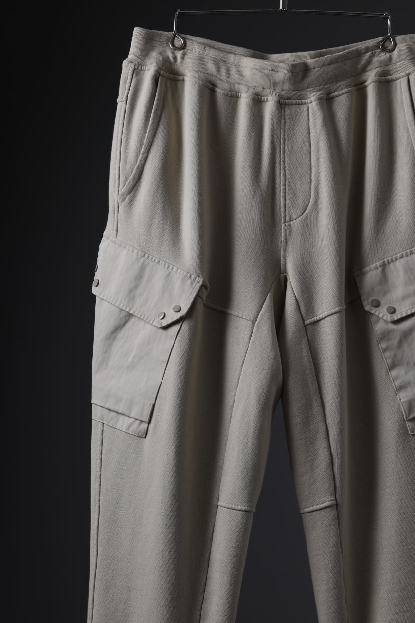 画像をギャラリービューアに読み込む, Ten c SWEAT PANTS / GARMENT DYED DIRECT FIXED DIAGONAL FLEECE + OJJ 11oz (BEIGE)