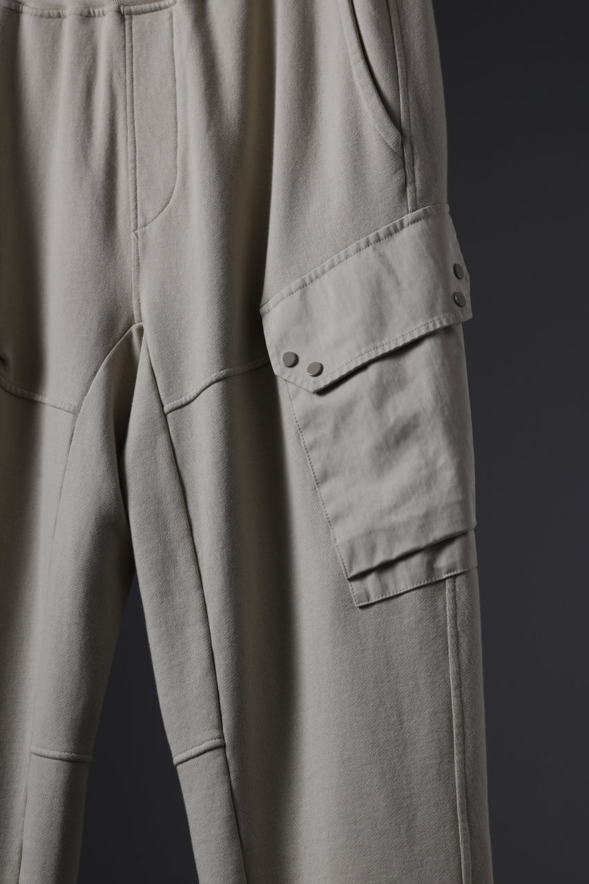 画像をギャラリービューアに読み込む, Ten c SWEAT PANTS / GARMENT DYED DIRECT FIXED DIAGONAL FLEECE + OJJ 11oz (BEIGE)