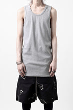 画像をギャラリービューアに読み込む, N/07 MINIMAL TANK TOP / SUPER STRETCH BARE TELECO (HEATHER GREY)
