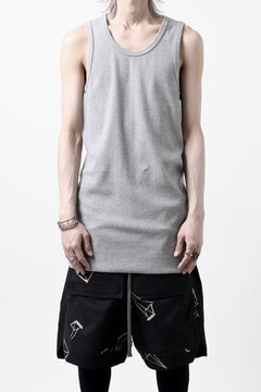 画像をギャラリービューアに読み込む, N/07 MINIMAL TANK TOP / SUPER STRETCH BARE TELECO (HEATHER GREY)