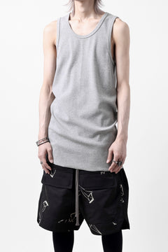 画像をギャラリービューアに読み込む, N/07 MINIMAL TANK TOP / SUPER STRETCH BARE TELECO (HEATHER GREY)