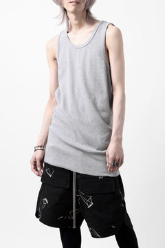 画像をギャラリービューアに読み込む, N/07 MINIMAL TANK TOP / SUPER STRETCH BARE TELECO (HEATHER GREY)