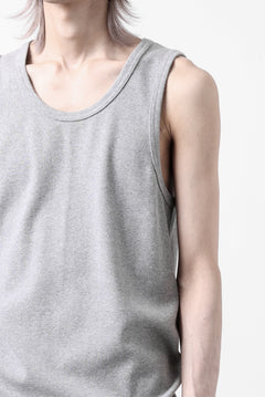 画像をギャラリービューアに読み込む, N/07 MINIMAL TANK TOP / SUPER STRETCH BARE TELECO (HEATHER GREY)