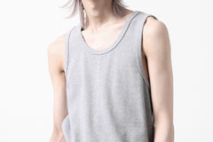 画像をギャラリービューアに読み込む, N/07 MINIMAL TANK TOP / SUPER STRETCH BARE TELECO (HEATHER GREY)