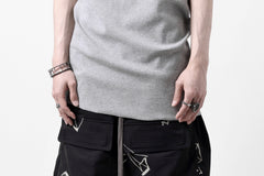 画像をギャラリービューアに読み込む, N/07 MINIMAL TANK TOP / SUPER STRETCH BARE TELECO (HEATHER GREY)