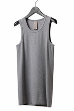 画像をギャラリービューアに読み込む, N/07 MINIMAL TANK TOP / SUPER STRETCH BARE TELECO (HEATHER GREY)