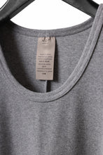 画像をギャラリービューアに読み込む, N/07 MINIMAL TANK TOP / SUPER STRETCH BARE TELECO (HEATHER GREY)