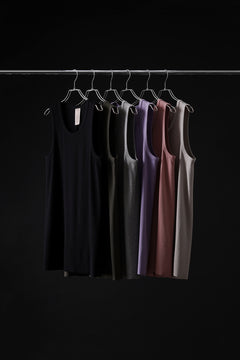 画像をギャラリービューアに読み込む, N/07 MINIMAL TANK TOP / SUPER STRETCH BARE TELECO (HEATHER GREY)