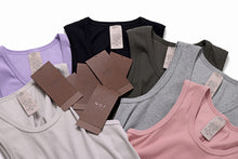 画像をギャラリービューアに読み込む, N/07 MINIMAL TANK TOP / SUPER STRETCH BARE TELECO (HEATHER GREY)