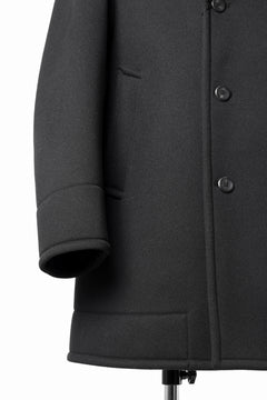 画像をギャラリービューアに読み込む, TARO HORIUCHI / th products Marine Over Coat / active setter tweed knit (black)