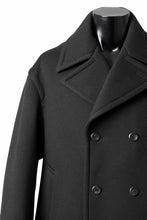 画像をギャラリービューアに読み込む, TARO HORIUCHI / th products Marine Over Coat / active setter tweed knit (black)