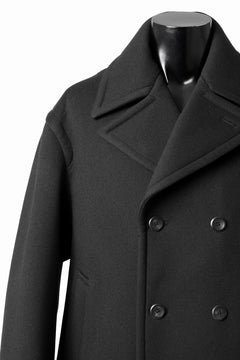 画像をギャラリービューアに読み込む, TARO HORIUCHI / th products Marine Over Coat / active setter tweed knit (black)