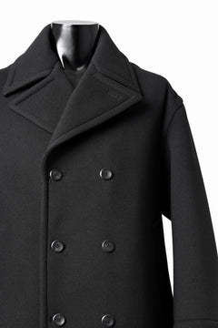 画像をギャラリービューアに読み込む, TARO HORIUCHI / th products Marine Over Coat / active setter tweed knit (black)