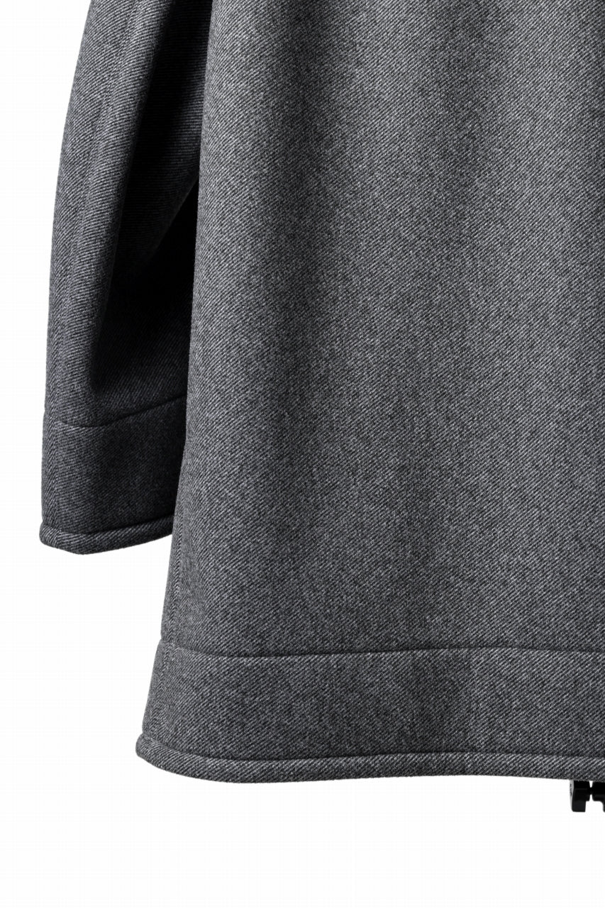 画像をギャラリービューアに読み込む, TARO HORIUCHI / th products Marine Over Coat / active setter tweed knit (gray)