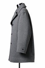 画像をギャラリービューアに読み込む, TARO HORIUCHI / th products Marine Over Coat / active setter tweed knit (gray)