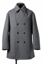 画像をギャラリービューアに読み込む, TARO HORIUCHI / th products Marine Over Coat / active setter tweed knit (gray)