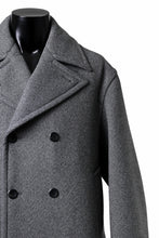 画像をギャラリービューアに読み込む, TARO HORIUCHI / th products Marine Over Coat / active setter tweed knit (gray)
