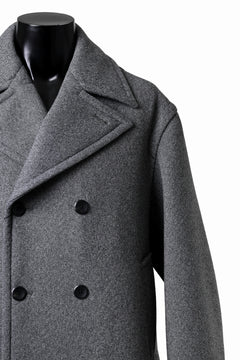画像をギャラリービューアに読み込む, TARO HORIUCHI / th products Marine Over Coat / active setter tweed knit (gray)