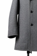 画像をギャラリービューアに読み込む, TARO HORIUCHI / th products Marine Over Coat / active setter tweed knit (gray)