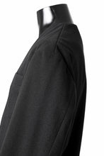 画像をギャラリービューアに読み込む, TARO HORIUCHI / th products Collarless Jacket / active setter tweed knit (black)