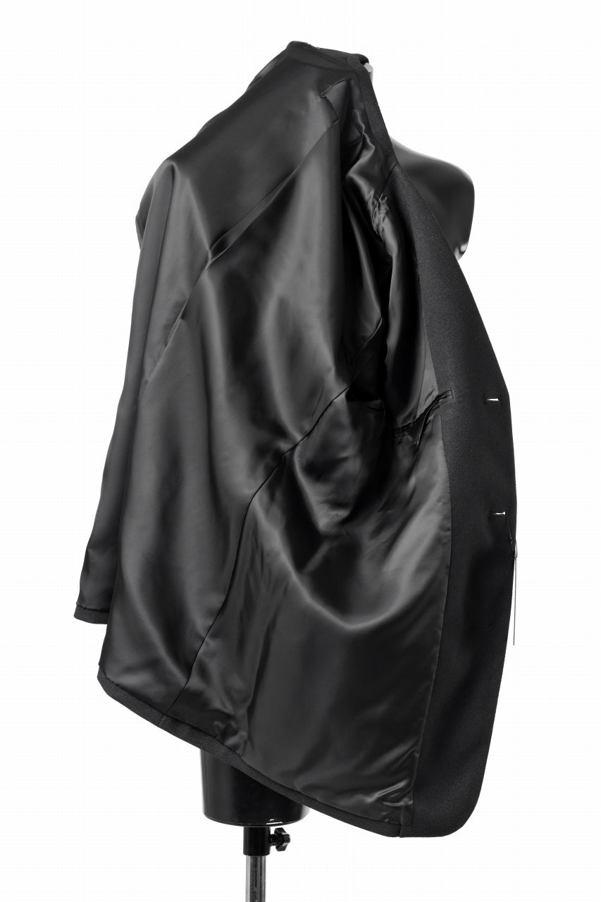 画像をギャラリービューアに読み込む, TARO HORIUCHI / th products Collarless Jacket / active setter tweed knit (black)