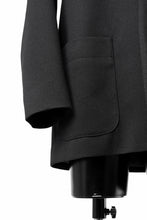 画像をギャラリービューアに読み込む, TARO HORIUCHI / th products Collarless Jacket / active setter tweed knit (black)