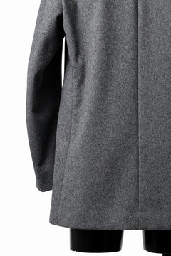 画像をギャラリービューアに読み込む, TARO HORIUCHI / th products Collarless Jacket / active setter tweed knit (gray)
