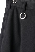 画像をギャラリービューアに読み込む, TARO HORIUCHI / th products Wide 5 Pocket Pants / active setter tweed knit (black)