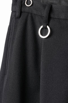 画像をギャラリービューアに読み込む, TARO HORIUCHI / th products Wide 5 Pocket Pants / active setter tweed knit (black)