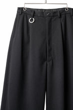 画像をギャラリービューアに読み込む, TARO HORIUCHI / th products Wide 5 Pocket Pants / active setter tweed knit (black)