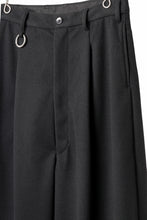 画像をギャラリービューアに読み込む, TARO HORIUCHI / th products Wide 5 Pocket Pants / active setter tweed knit (black)