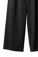 画像をギャラリービューアに読み込む, TARO HORIUCHI / th products Wide 5 Pocket Pants / active setter tweed knit (black)