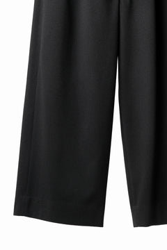 画像をギャラリービューアに読み込む, TARO HORIUCHI / th products Wide 5 Pocket Pants / active setter tweed knit (black)