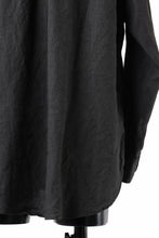 画像をギャラリービューアに読み込む, COLINA GRANPA SHIRT / NATURAL DYED LINEN POPLIN (LOGWOOD)