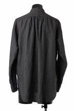 画像をギャラリービューアに読み込む, COLINA GRANPA SHIRT / NATURAL DYED LINEN POPLIN (LOGWOOD)