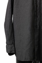 画像をギャラリービューアに読み込む, COLINA GRANPA SHIRT / NATURAL DYED LINEN POPLIN (LOGWOOD)