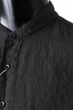 画像をギャラリービューアに読み込む, COLINA GRANPA SHIRT / NATURAL DYED LINEN POPLIN (LOGWOOD)