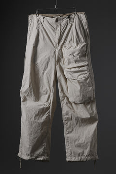 画像をギャラリービューアに読み込む, Ten c CARGO TROUSERS / GARMENT DYED LIGHT NYLON TACTEL MID LAYER (BEIGE)