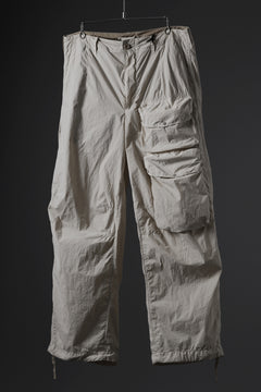 画像をギャラリービューアに読み込む, Ten c CARGO TROUSERS / GARMENT DYED LIGHT NYLON TACTEL MID LAYER (BEIGE)