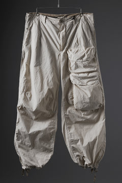 画像をギャラリービューアに読み込む, Ten c CARGO TROUSERS / GARMENT DYED LIGHT NYLON TACTEL MID LAYER (BEIGE)