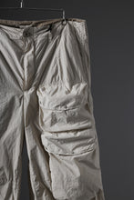 画像をギャラリービューアに読み込む, Ten c CARGO TROUSERS / GARMENT DYED LIGHT NYLON TACTEL MID LAYER (BEIGE)