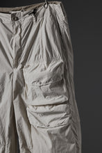 画像をギャラリービューアに読み込む, Ten c CARGO TROUSERS / GARMENT DYED LIGHT NYLON TACTEL MID LAYER (BEIGE)