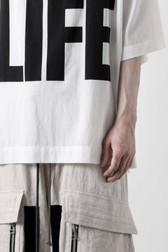 画像をギャラリービューアに読み込む, KATHARINE HAMNETT FABRIC SLOGAN TEE / CHOOSE LIFE (WHITE)