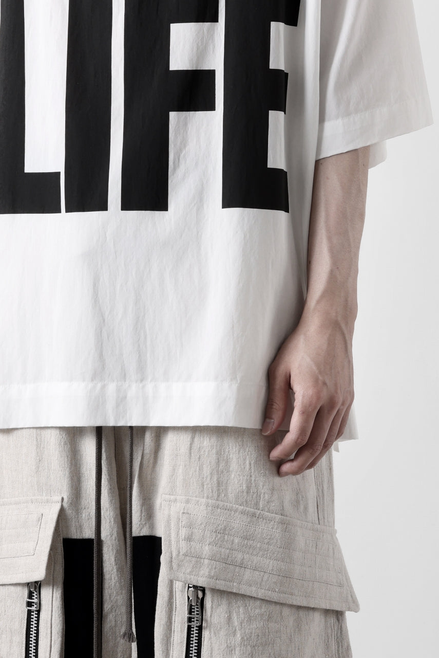 画像をギャラリービューアに読み込む, KATHARINE HAMNETT FABRIC SLOGAN TEE / CHOOSE LIFE (WHITE)