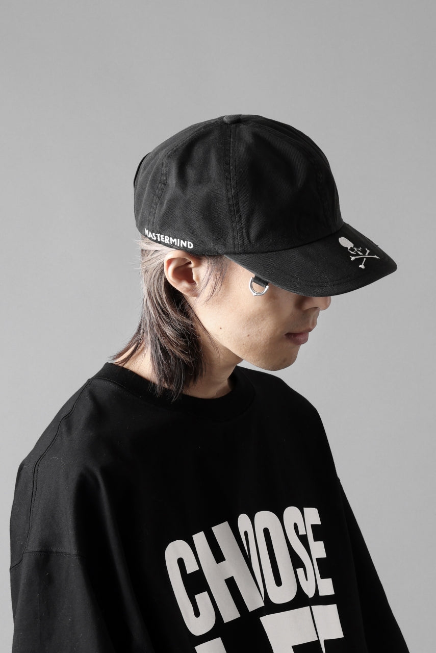 画像をギャラリービューアに読み込む, MASTERMIND WORLD x KATHARINE HAMNETT VINTAGE WASHED ORGANIC COTTON CAP (BLACK)