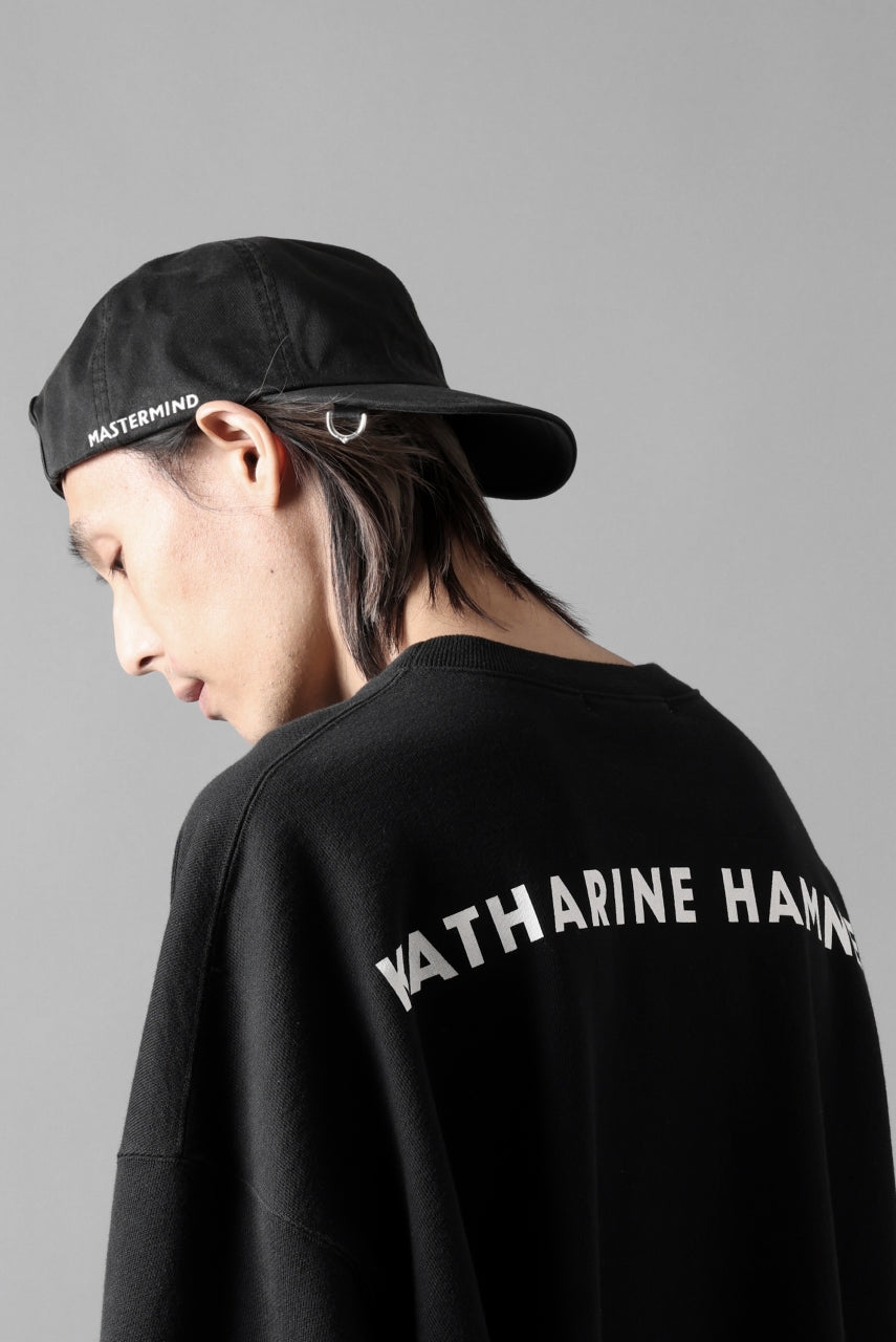 画像をギャラリービューアに読み込む, MASTERMIND WORLD x KATHARINE HAMNETT VINTAGE WASHED ORGANIC COTTON CAP (BLACK)