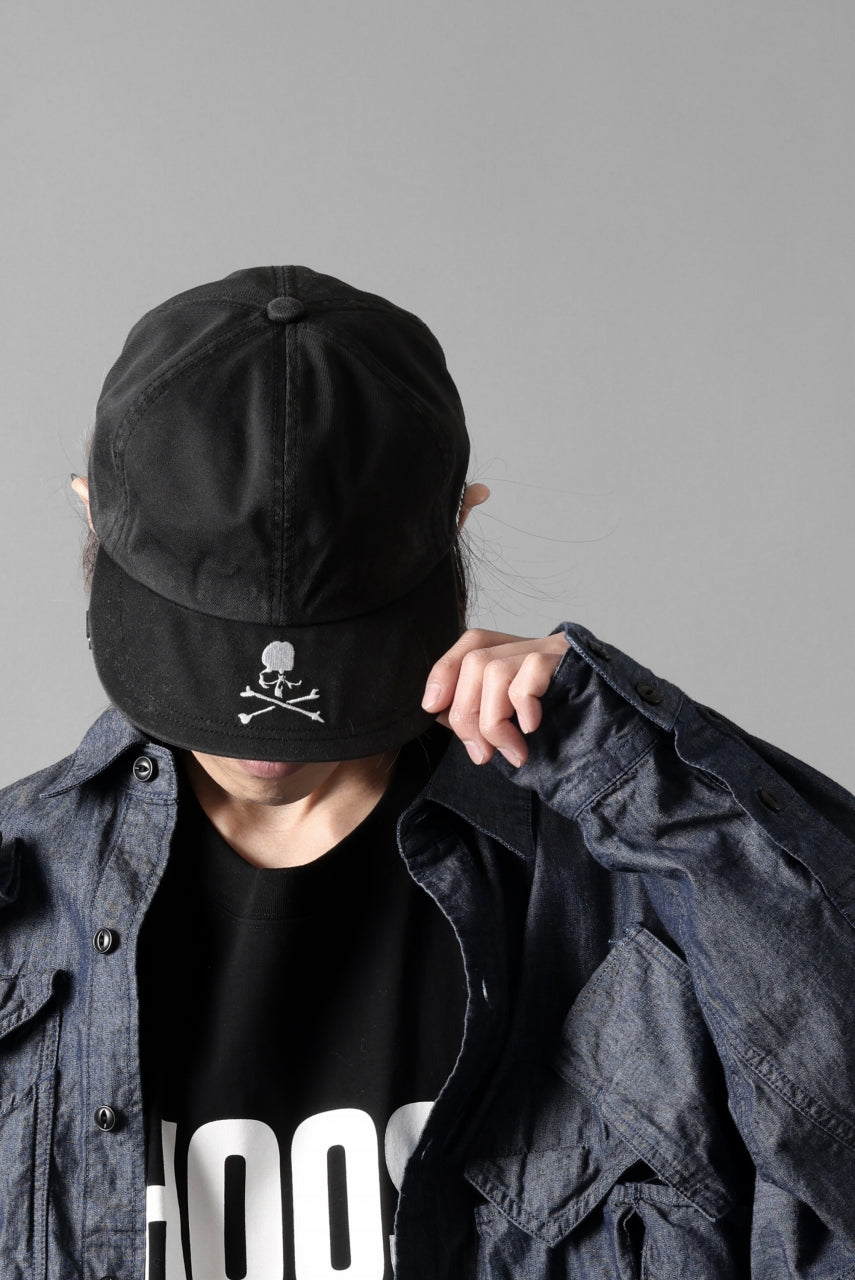 画像をギャラリービューアに読み込む, MASTERMIND WORLD x KATHARINE HAMNETT VINTAGE WASHED ORGANIC COTTON CAP (BLACK)