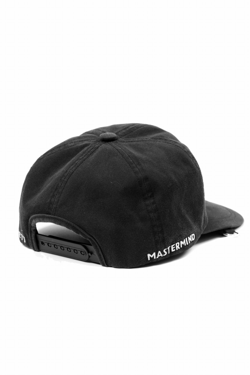 画像をギャラリービューアに読み込む, MASTERMIND WORLD x KATHARINE HAMNETT VINTAGE WASHED ORGANIC COTTON CAP (BLACK)